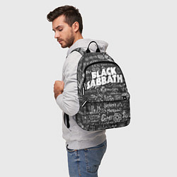 Рюкзак Black Sabbath pattern, цвет: 3D-принт — фото 2