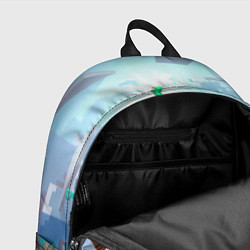 Рюкзак Майнкрафт - царь горы, цвет: 3D-принт — фото 2