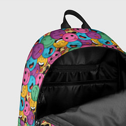 Рюкзак Смайлики - паттерн, цвет: 3D-принт — фото 2