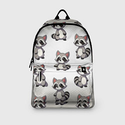 Рюкзак Много енотов, цвет: 3D-принт — фото 2