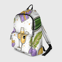 Рюкзак Новогодний вайб, цвет: 3D-принт