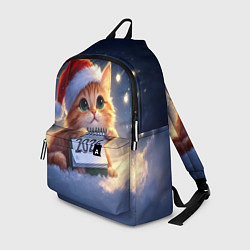 Рюкзак Кот который ждет новый год, цвет: 3D-принт