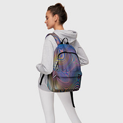 Рюкзак Абстрактная рябь, цвет: 3D-принт — фото 2