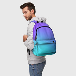 Рюкзак Color multi-colored gradient, цвет: 3D-принт — фото 2
