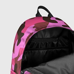 Рюкзак Камуфляж: розовый/коричневый, цвет: 3D-принт — фото 2