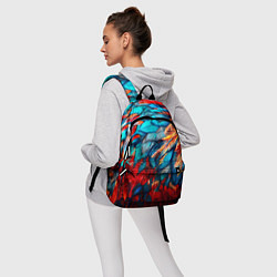 Рюкзак Перья, цвет: 3D-принт — фото 2