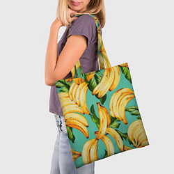 Сумка-шопер Банан, цвет: 3D-принт — фото 2
