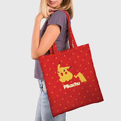Сумка-шопер Pikachu, цвет: 3D-принт — фото 2