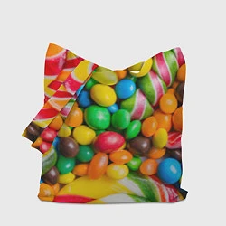 Сумка-шопер Сладкие конфетки, цвет: 3D-принт