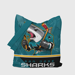 Сумка-шопер San Jose Sharks, цвет: 3D-принт