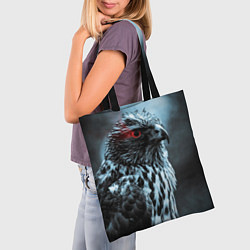 Сумка-шопер Ночной орёл, цвет: 3D-принт — фото 2