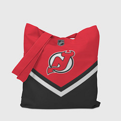 Сумка-шопер NHL: New Jersey Devils, цвет: 3D-принт
