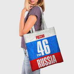 Сумка-шопер Russia: from 46, цвет: 3D-принт — фото 2