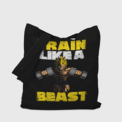 Сумка-шопер Train Like a Beast, цвет: 3D-принт