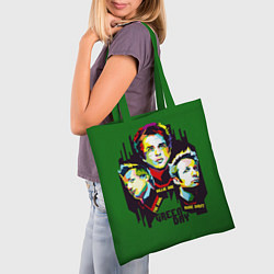 Сумка-шопер Green Day: Trio, цвет: 3D-принт — фото 2
