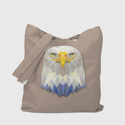 Сумка-шопер Геометрический орел, цвет: 3D-принт