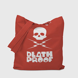 Сумка-шопер Deatch Proof Skull, цвет: 3D-принт
