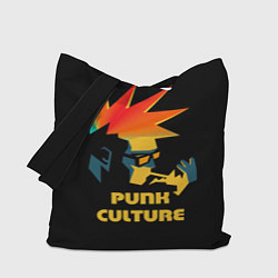 Сумка-шопер Punk Culture, цвет: 3D-принт