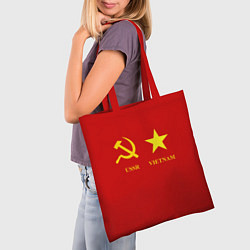 Сумка-шопер СССР и Вьетнам, цвет: 3D-принт — фото 2