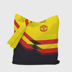 Сумка-шопер Man United FC: Yellow style, цвет: 3D-принт