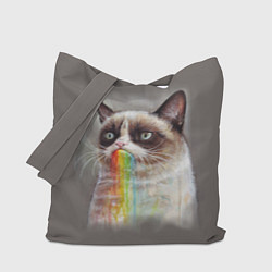 Сумка-шопер Grumpy Cat, цвет: 3D-принт