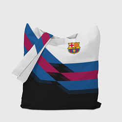 Сумка-шопер Barcelona FC: Black style, цвет: 3D-принт