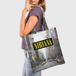 Сумка-шопер Nirvana City, цвет: 3D-принт — фото 2