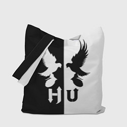 Сумка-шопер HU: Black & White, цвет: 3D-принт