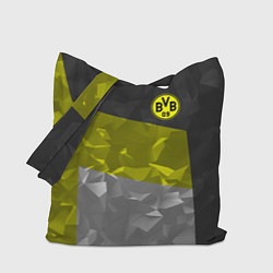 Сумка-шопер BVB FC: Dark polygons, цвет: 3D-принт