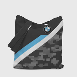 Сумка-шоппер BMW: Pixel Military