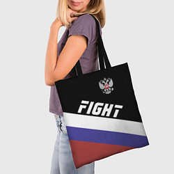 Сумка-шопер Fight Russia, цвет: 3D-принт — фото 2