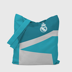Сумка-шопер FC Real Madrid: Sport Geometry, цвет: 3D-принт