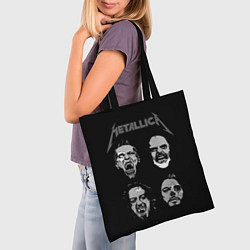 Сумка-шопер Metallica Vampires, цвет: 3D-принт — фото 2