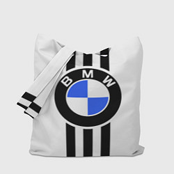 Сумка-шопер BMW: Black Strips, цвет: 3D-принт