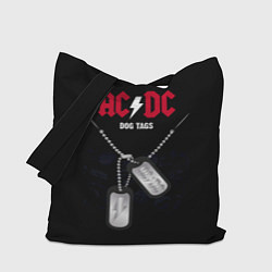 Сумка-шопер AC/DC: Dog Tags, цвет: 3D-принт