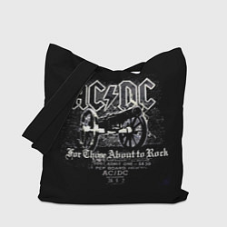 Сумка-шопер AC DC - gun, цвет: 3D-принт