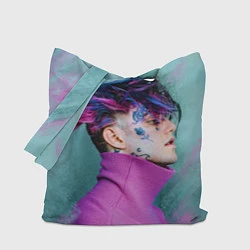 Сумка-шопер Lil Peep: Neon Style, цвет: 3D-принт