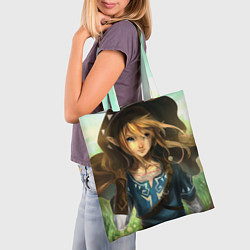 Сумка-шопер Girl of Link, цвет: 3D-принт — фото 2