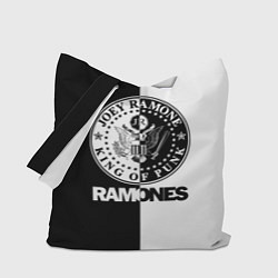 Сумка-шопер Ramones B&W, цвет: 3D-принт