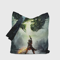 Сумка-шопер Dragon Age: Inquisition, цвет: 3D-принт