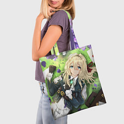 Сумка-шопер Violet Evergarden, цвет: 3D-принт — фото 2