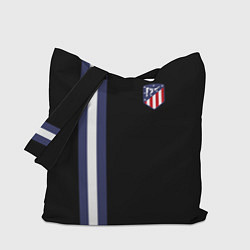 Сумка-шопер FC Atletico Madrid: Blue Line, цвет: 3D-принт