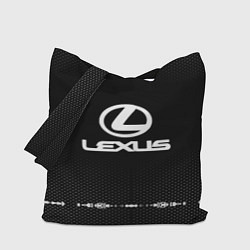 Сумка-шопер Lexus: Black Abstract, цвет: 3D-принт