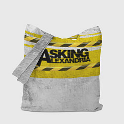 Сумка-шопер Asking Alexandria: Danger, цвет: 3D-принт