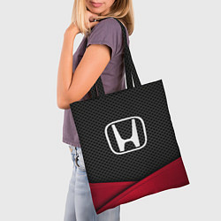 Сумка-шопер Honda: Grey Carbon, цвет: 3D-принт — фото 2