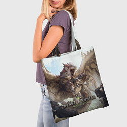 Сумка-шопер Monster Hunter: World, цвет: 3D-принт — фото 2