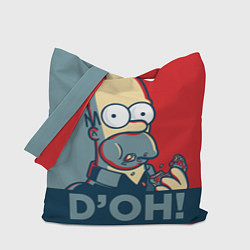 Сумка-шопер Homer Simpson DOH!, цвет: 3D-принт