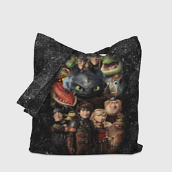 Сумка-шопер How to Train Your Dragon, цвет: 3D-принт