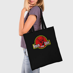 Сумка-шопер Rock for Life, цвет: 3D-принт — фото 2