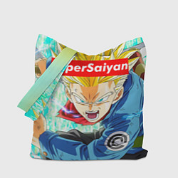 Сумка-шопер DBZ: Super Saiyan, цвет: 3D-принт